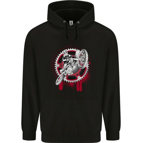 Hoodie enfant motocross sur - hoodie,