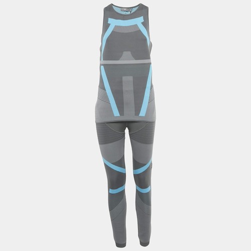 Leggings jersey gris bleu - en,