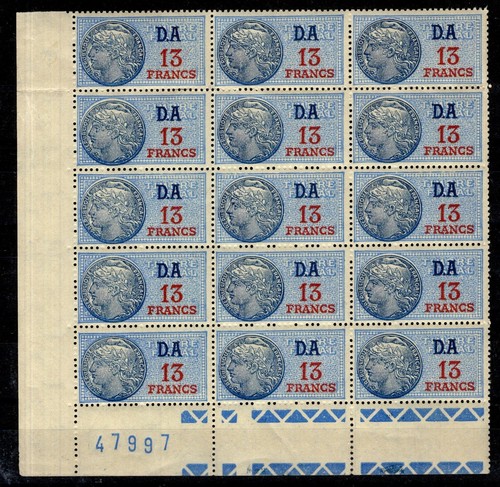 Déstockage bloc 15 timbres - :,