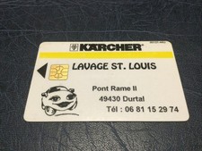 TELECARTE CARTE DE LAVAGE À PUCE