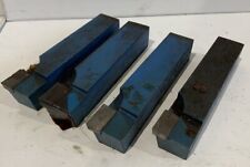 Lot de 4 outils de tournage à plaquette brasée - 32 x 32 mm - Lg 170 mm - NEUFS