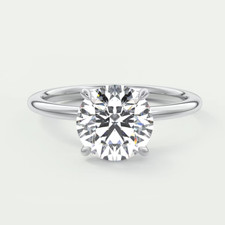 Bague diamant taille ronde 2