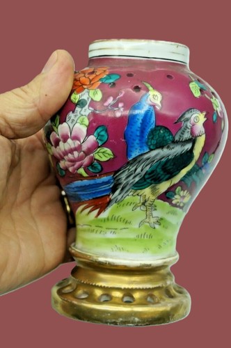 Ancien pied lampe - pied, de