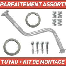 Tuyau d'échappement Silencieux pour Opel Agila B 1.0i