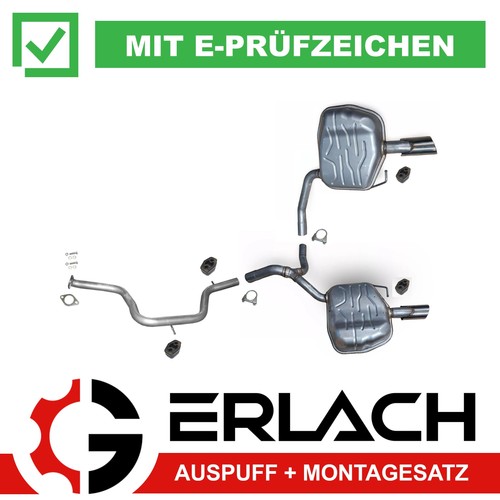 Pot échappement pour ford - d'échappement,