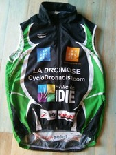 MAILLOT VESTE VELO CYCLISTE AERO SPORTING LA DROME VILLE DE DIE TAILLE L/4 TBE