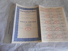 Ancien certificat d'actions actions obligations cambodge confiserie Phnom pehn