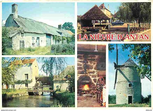 Carte postale nièvre - postale,