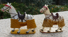 2 ANCIENNES FIGURINES STARLUX - CHEVAL PICADOR CORRIDA