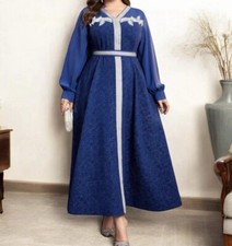 Original Robe soirée style caftan oriental taille 52