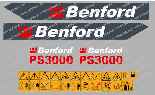 Autocollants dumper benford - autocollants,