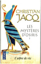 Livre Poche les mystères d'Osiris  l'arbre de vie Christian Jacq book
