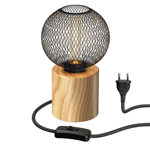 Lampe table hito - lampe, bois