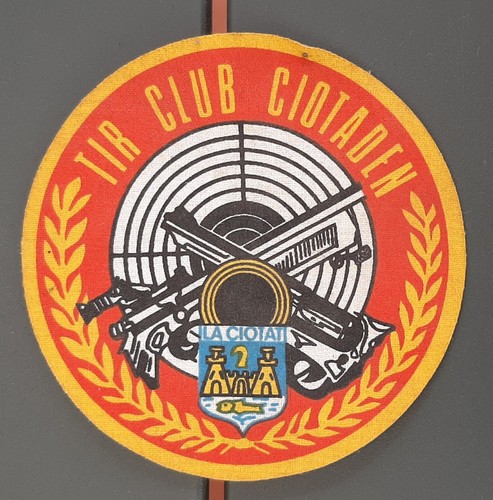 Ecusson ancien tir club - ecusson,