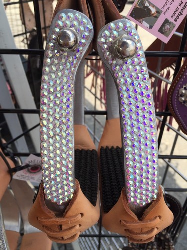 Western bling offset stirrups - offset,