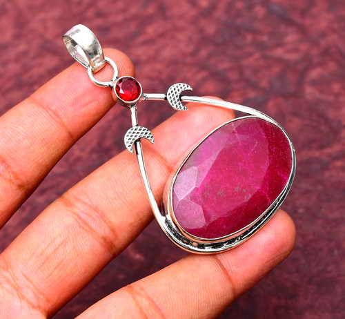 Pendentif argent sterling - en,