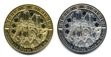 51 REIMS Cathédrale 2, Paire couleur or et argent, 2019, Monnaie de Paris