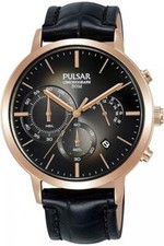 Pulsar Gents Chronographe 40mm 5 ATM Montre PT3992X1