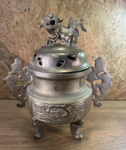 Brûle parfum ancien bronze - brûle-parfum,