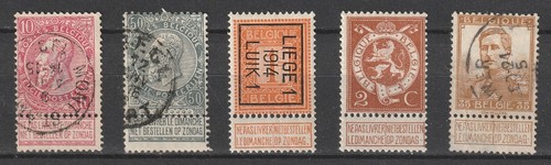 Belgique timbres anciens de - belgique!,