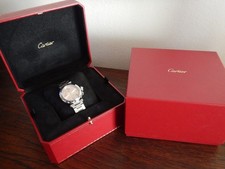 CARTIER PASHA AUTOMATIQUE CADRAN ROSE 35mm ACIER DANS SA BOÎTE GARANTIE 3 ANS