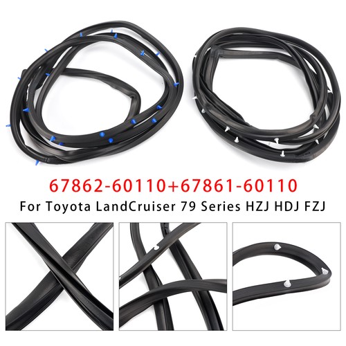 Front door rubber seal - rubber,