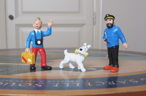 Figurines tintin milou - tintin,