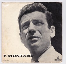 EP 45 TOURS YVES MONTAND LA MARIE-VISON en 1956 ODEON MOE 2070 BIEM
