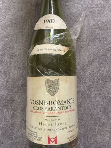 Henri jayer clos parantoux - henri,