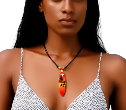 Collier dents requin rasta - de,