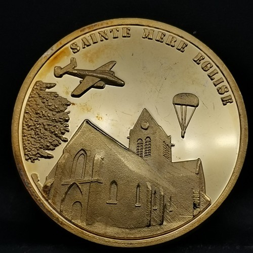 Jeton ww2 31mm doré sainte - jeton,