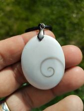 Oeil De Sainte Lucie En Pendentif Forme Ovale Pierre Naturelle 