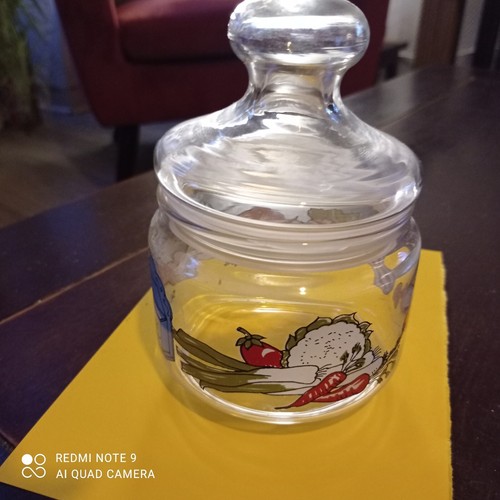 Vintage ancien pot sel - vintage.,