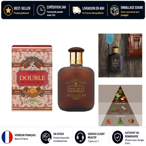 Whisky double eau toilette - whisky, de