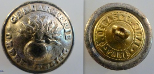 Bouton ancien gendarmerie - bouton,