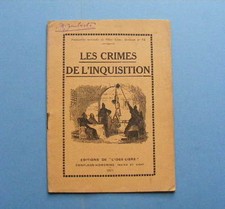 Libre Pensée Les Crimes de