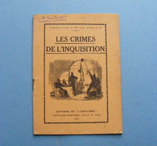 Libre pensée les crimes - les, de