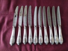 10 Couteaux de table métal