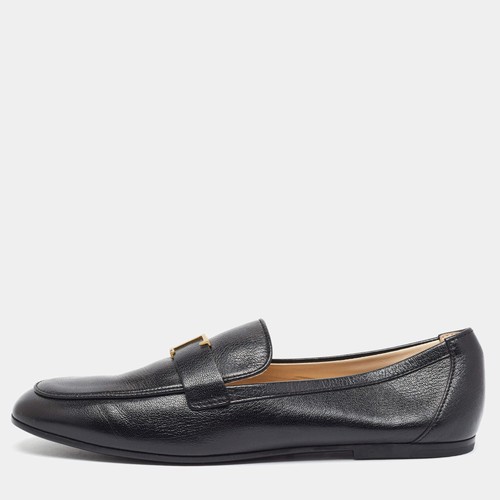 Mocassins cuir noir tods - tods, t