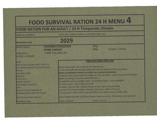 2029 port offert ration - d.d.m,