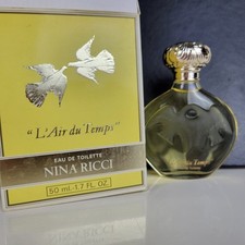 Nina Ricci Eau de Toilette L'Air du Temps Lalique Vintage 1980s Jamais Utilisé