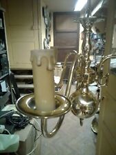 Lustre 3 Feux En Laiton De