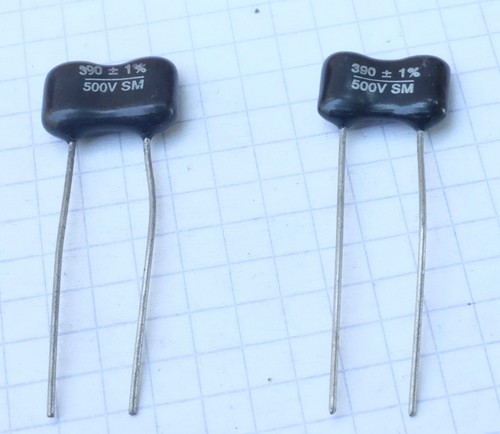 Condensateur mica argenté - 2x,