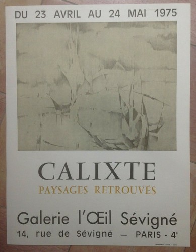 Calixte 1975 affiche - calixte,