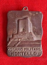 Militaria Médaille OSSARIO Militaire MONTELLO - Madonna Della Montagne