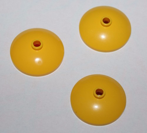 Lego yellow dish 3x3 inverted - lego,