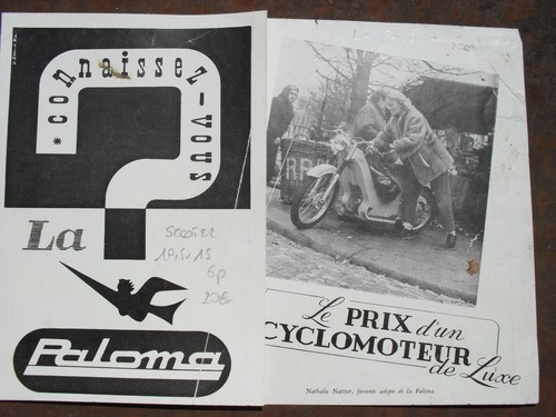 Scooter paloma advertising - scooter,