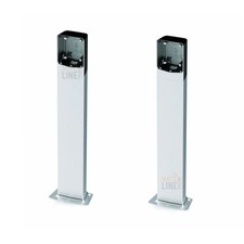 Kit Ditec Couple De Colonnines En Aluminium Axc50 Hauteur 50Cm