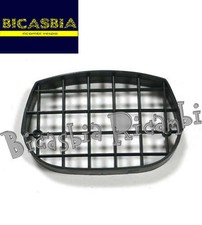 9237 - Grille Garde de Gravier Noir Phare Avant Piaggio 50 Ciao Px