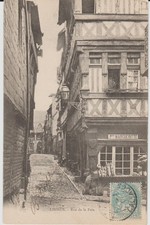 CPA LISIEUX (14) RUE DE LA PAIX - BOULANGERIE